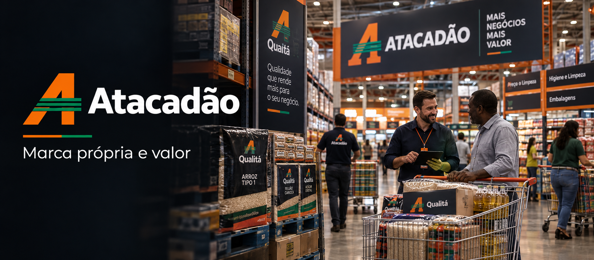 Atacadão em 2026: marca própria, B2B e a disputa por valor no atacarejo